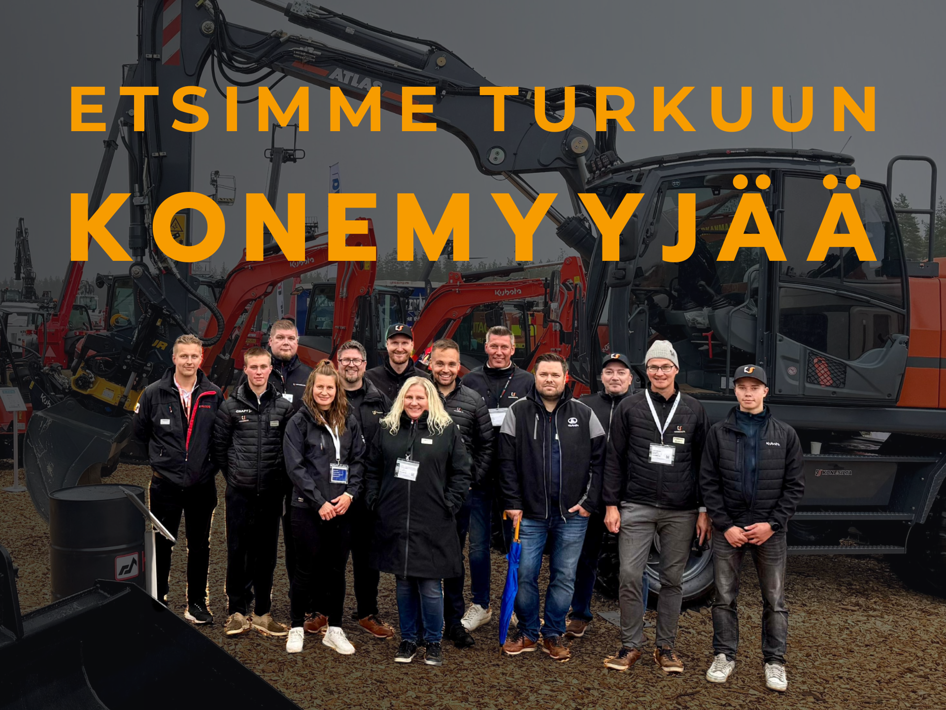 Rekry maanrakennuskoneiden myyjä